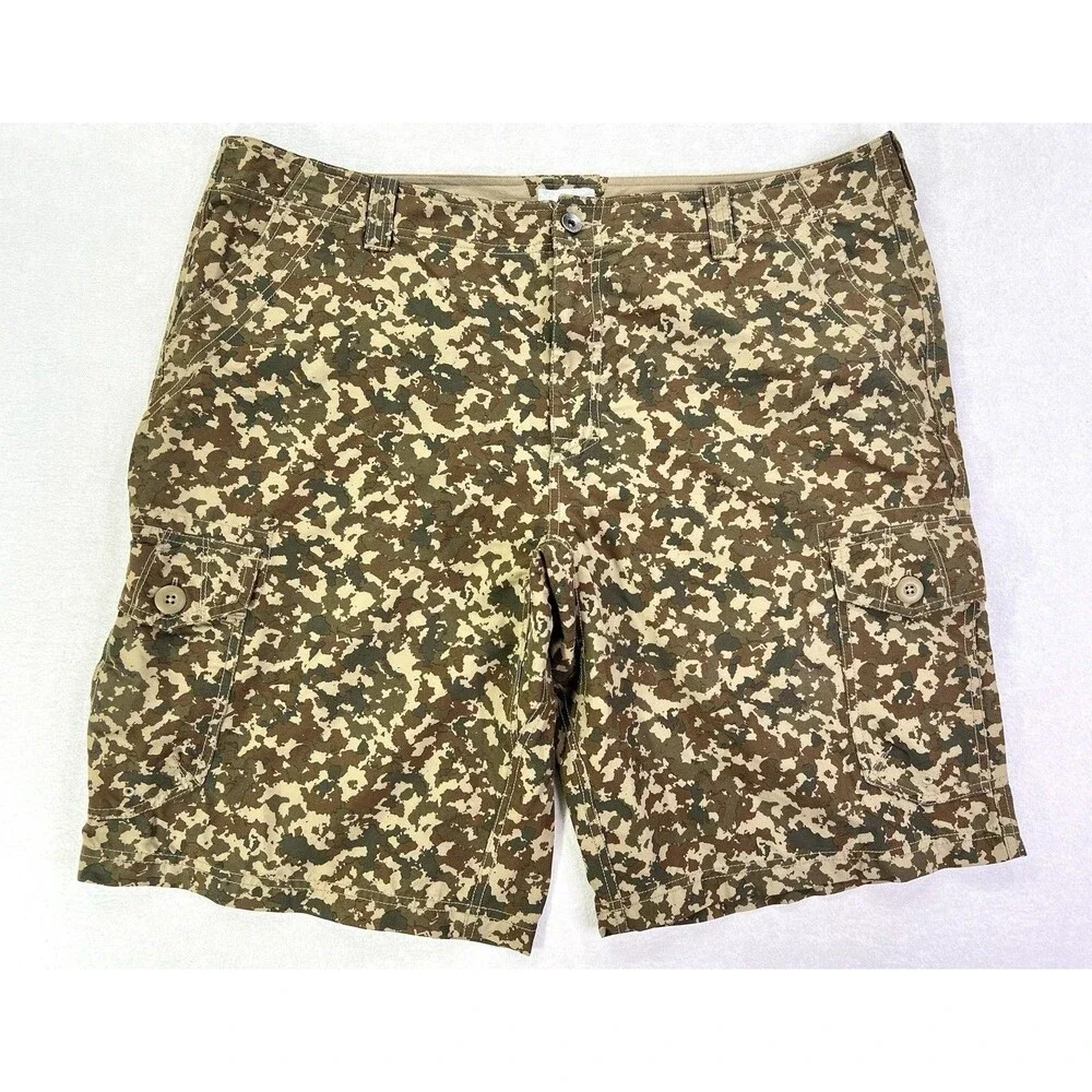 Lot of 2 Marmot Outdoor Hiking Casual Shorts Stretch Camo Cargo Mens Size 40